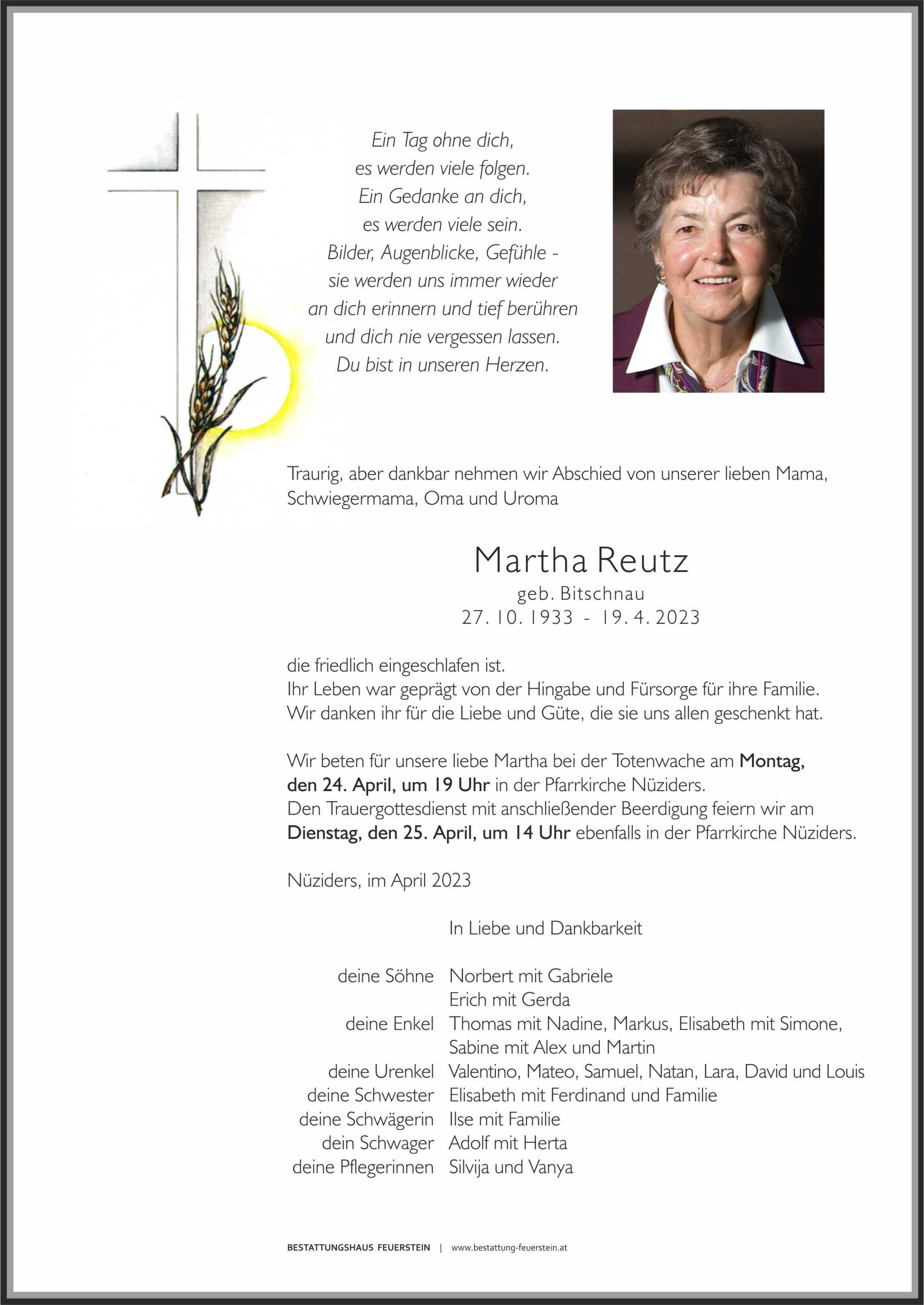 Martha Franziska Reutz